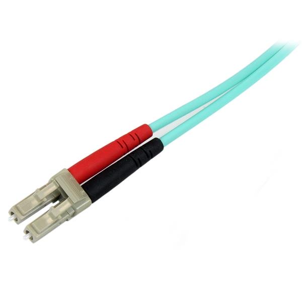 Fiber Optic Cable - 10 Gb Aqua - Multimode Duplex 50/125 - LSZH - LC/LC - 10 m