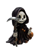 Ornament - Adorable Autumn Grim Reaper with Pumpkin (10cm)