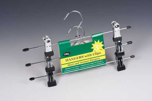 Chrome Clip Hanger (18 Units)