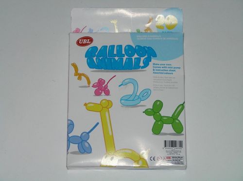 Balloon Animals With Pump (6 Packs)