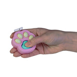Cat Paw Click Fidget Keychain - Pack of 24