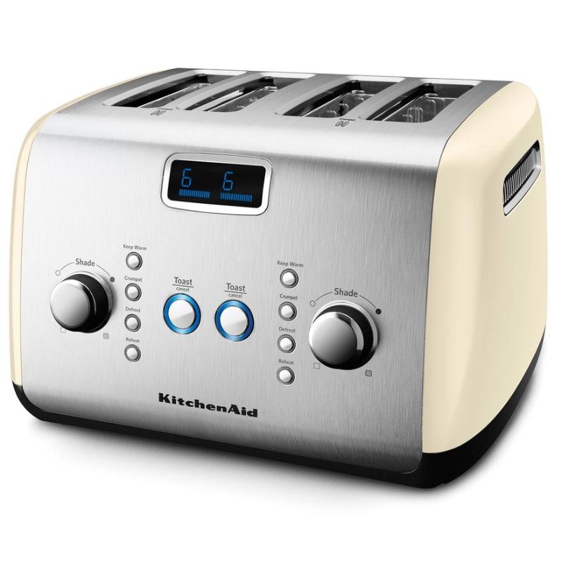 KitchenAid - 4 Slice Artisan Automatic Toaster - KMT423 (Almond Cream)