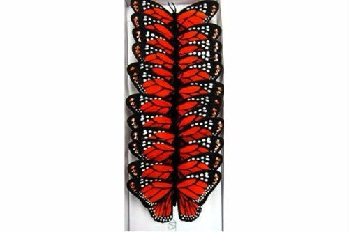 Feather Butterfly Orange x 12
