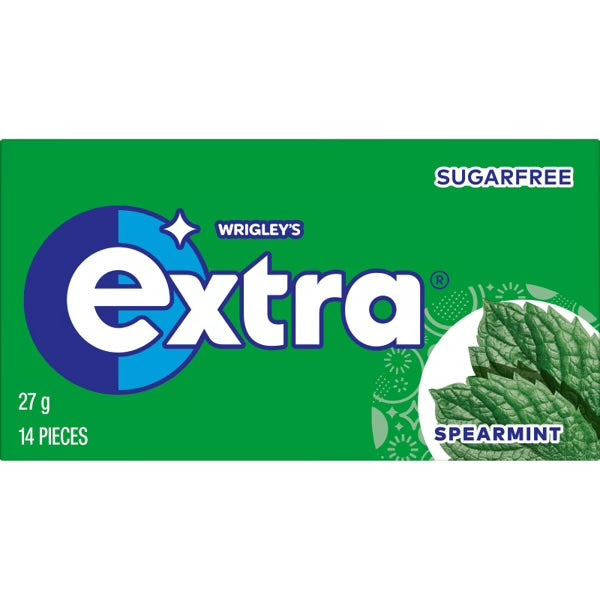 Extra Envelope Spearmint 27g - Pack of 24