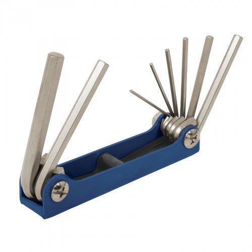 Hex Key Wrench Set - Truper Folding Metric (8pce)