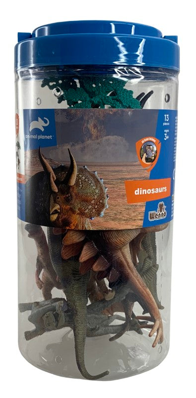 DINOSAURS Toy Set - AP (13PC BUCKET)