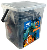 OCEAN ANIMALS Toy Set - AP (28PC SQUARE BUCKET)