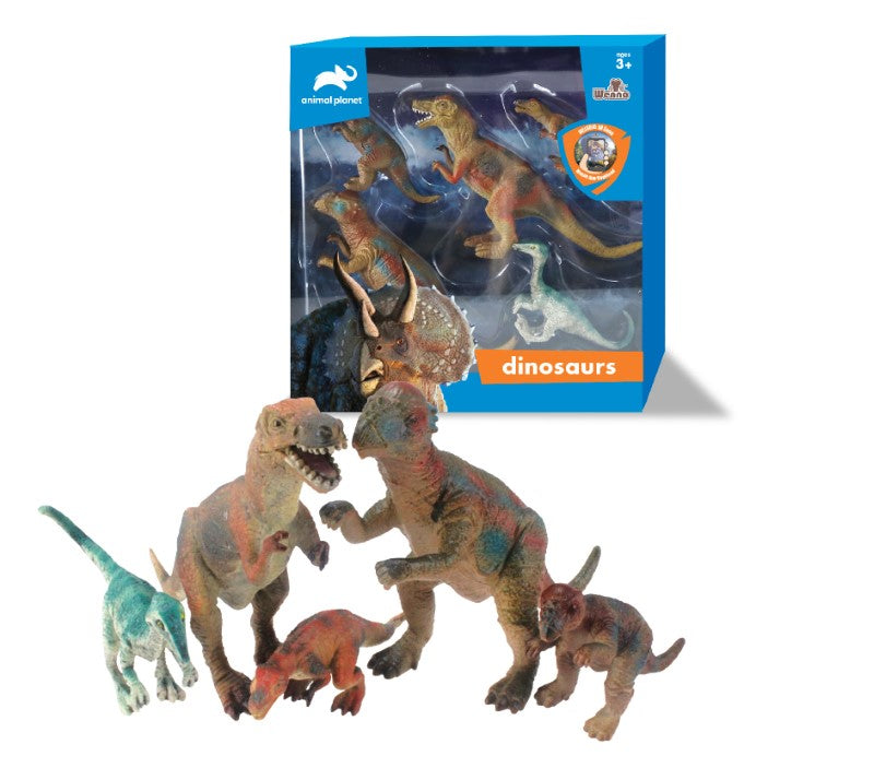 DINOSAURS Toy Set - AP (5PC WINDOW BOX)