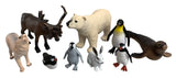 POLAR ANIMALS Toy Set - AP (10PC WINDOW BOX)