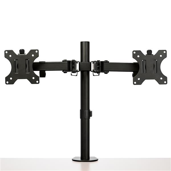 Desk Mount Dual Monitor Arm - Desk Clamp/Grommet - 32" Display
