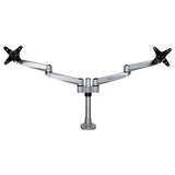 Desk Mount Dual Monitor Arm - Premium - For up to 27" Monitors