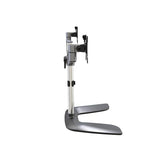 Dual-Monitor Stand - Articulating - Steel & Aluminum