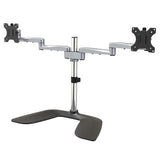 Dual-Monitor Stand - Articulating - Steel & Aluminum