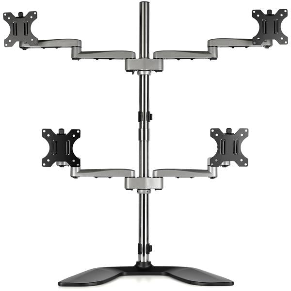 Quad-Monitor Stand - For up to 32" VESA Mount Monitors