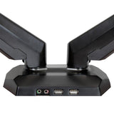 Desk-Mount Dual Monitor Arm - Full Motion - Articulating