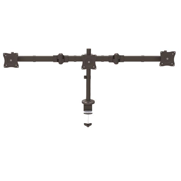 Desk-Mount Triple Monitor Arm - Articulating