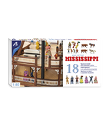 Wooden Ship & Fittings - 18 figures for Mississippi
