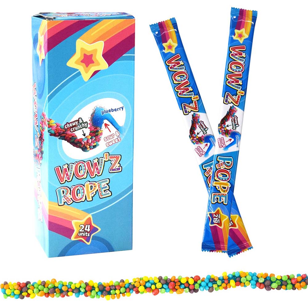 Wow’Z Rope Blueberry 21g - Pack of 24