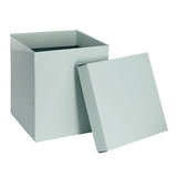 Gift Box with Lid Tall Flat Pack Sage Green (22x22x25cmH)