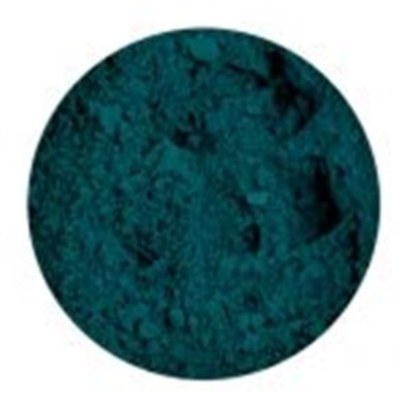 Art Spectrum Dry Ground Pigment in Phthalocyanine Green, 120ML, featuring vibrant color, high tinting strength, and lightfastness.