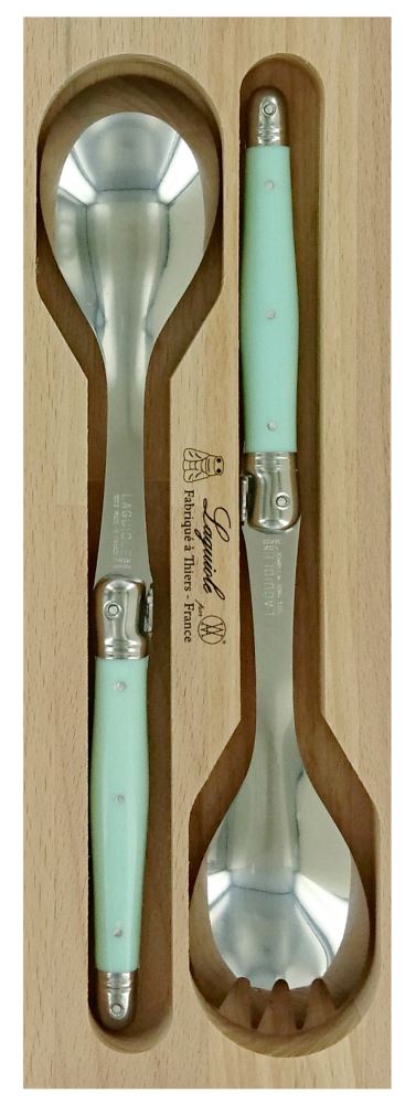 Verdier Salad Server Set Pale Green