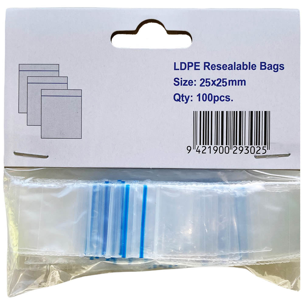 Resealable Bags 40mm x 50mm- Box of 2000