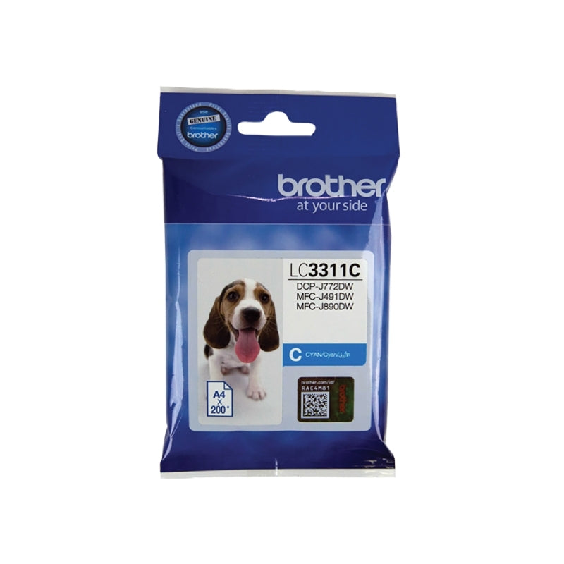 Brother LC3311C Cyan Ink