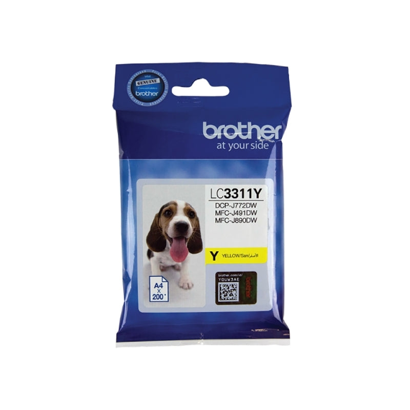 Brother LC3311Y Yellow Ink