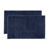 Elvire Bath Mat 2 Pack Navy- Bambury