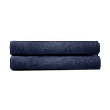 Elvire Bath Sheet 2 Pack Navy- Bambury