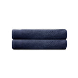 Elvire Bath Towel 2 Pack Navy- Bambury