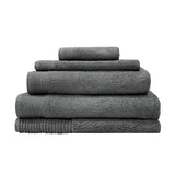 Elvire Face Washer 6 Pack Pewter- Bambury