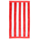 Classic Stripe Beach Towel Poppy
