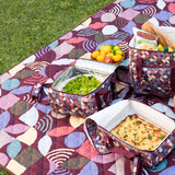 Aruna Insulated Square Food Carrier 30 x 30 x 18cm Bambury