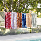 Flora Beach Towel Pebble- Bambury