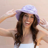 HiLo Cotton Towelling Bucket Hat One Size Bambury - Daisy Lilac