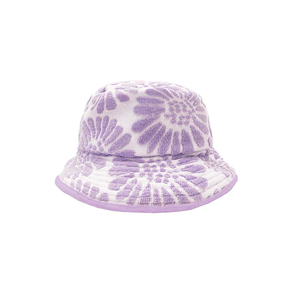 HiLo Cotton Towelling Bucket Hat One Size Bambury - Daisy Lilac