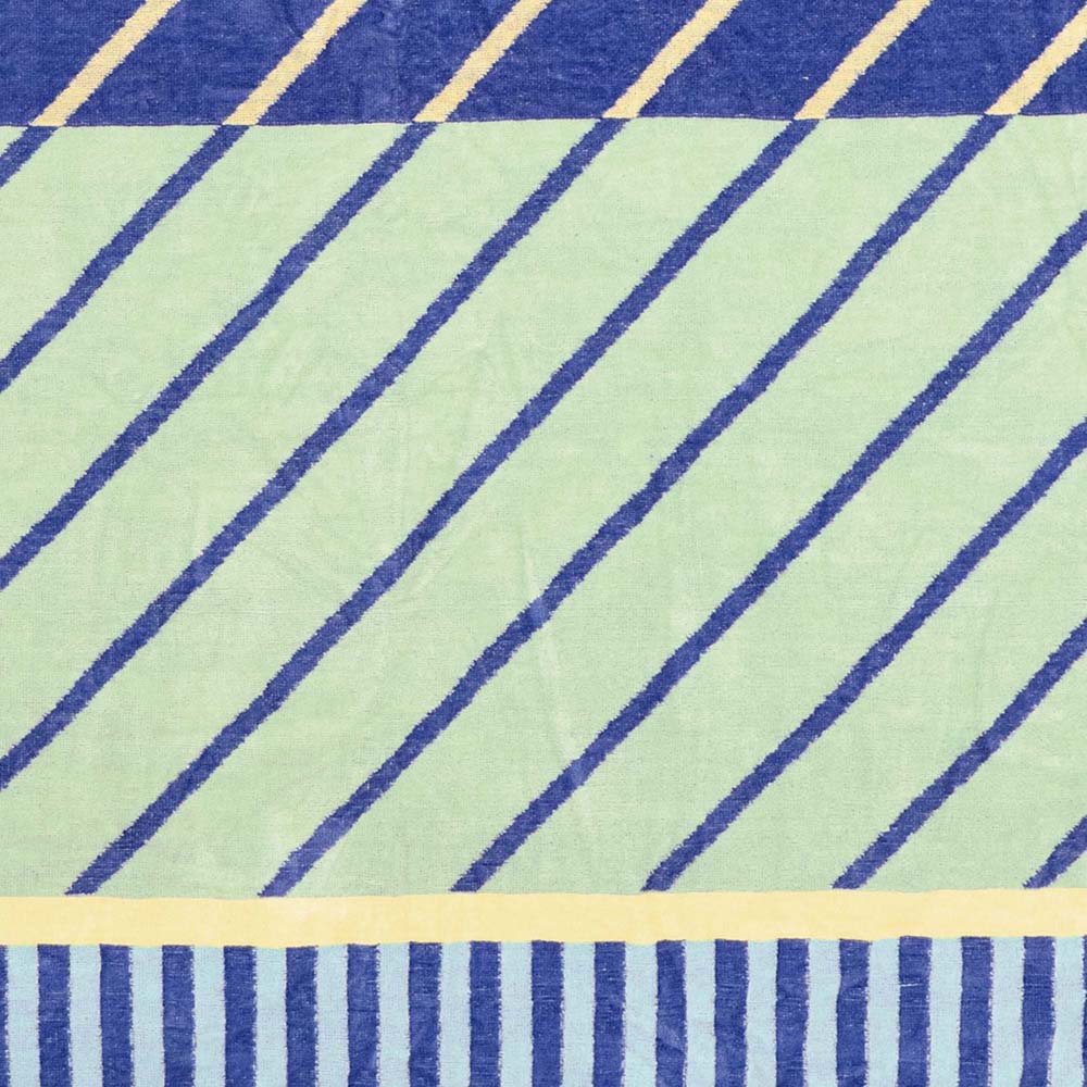 Bias Jacquard Cotton Velour Beach Towel 90 x 170cm Bambury
