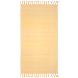 Santorini Beach Towel Custard- Bambury