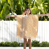 Sola Kids Poncho Peach- Bambury