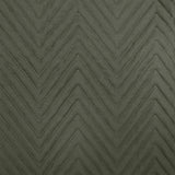 Herringbone Polyester Microfibre Bed Runner 270 x 60cm Bambury - Moss