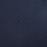 Herringbone Polyester Microfibre Bed Runner 270 x 60cm Bambury - Navy