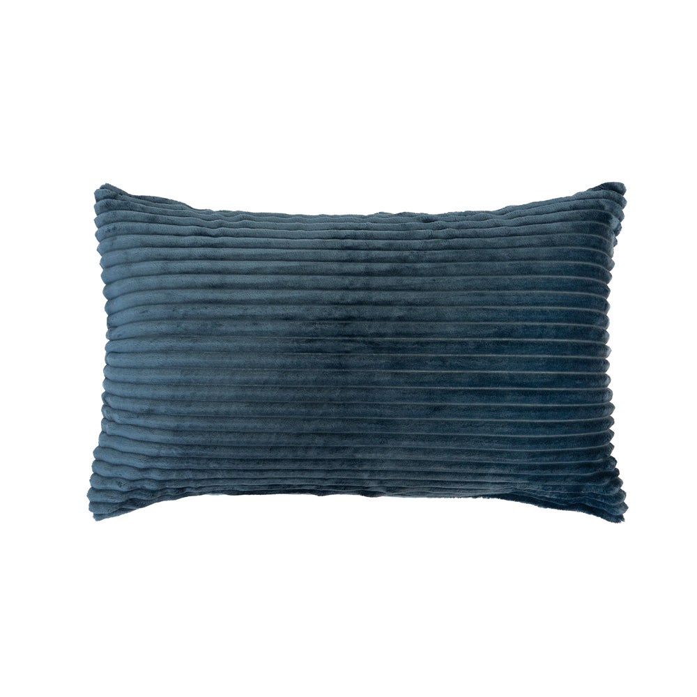 Channel Quilt / Duvet Cover Set Petrol Queen