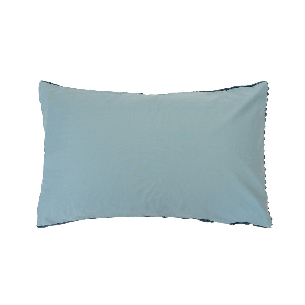 Channel Quilt / Duvet Cover Set Petrol Queen