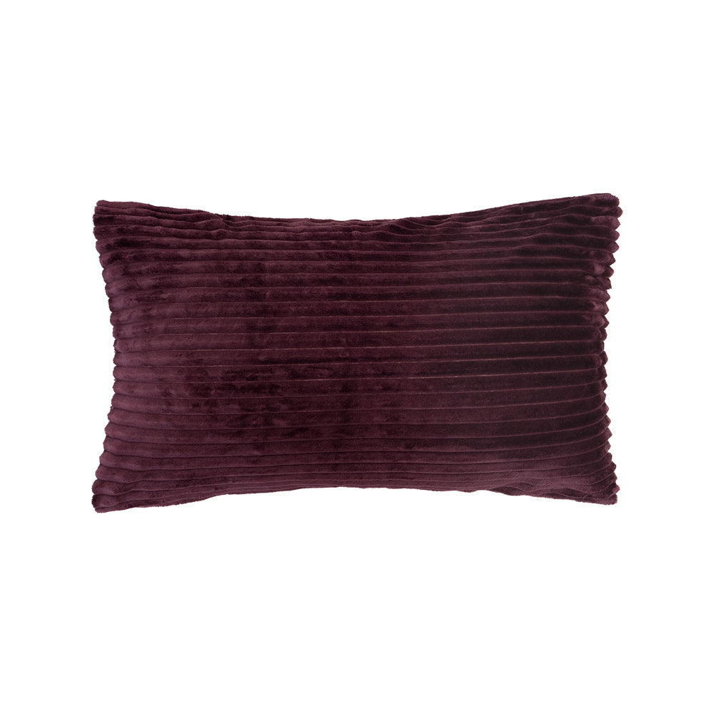 Channel Quilt / Duvet Cover Set Plum King