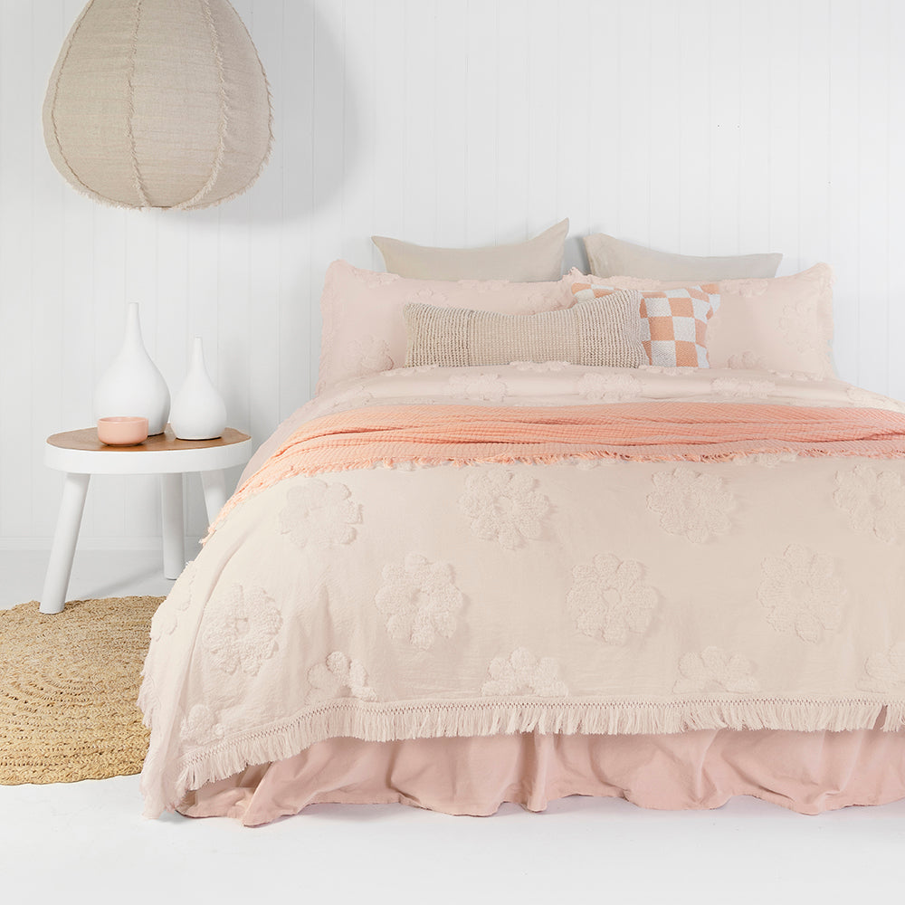 Everlasting Coverlet Set Shell Queen / King- Bambury