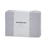 250TC Cotton Sheet Set Silver Queen- Bambury