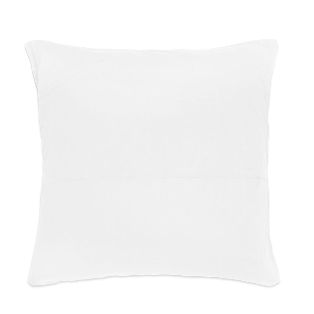Ogee Jacquard White European Pillowcase - Bambury