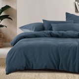 Tide Jacquard Denim European Pillowcase - Bambury