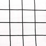 Grid Black Flannelette Fitted Sheet Set Queen - Bambury